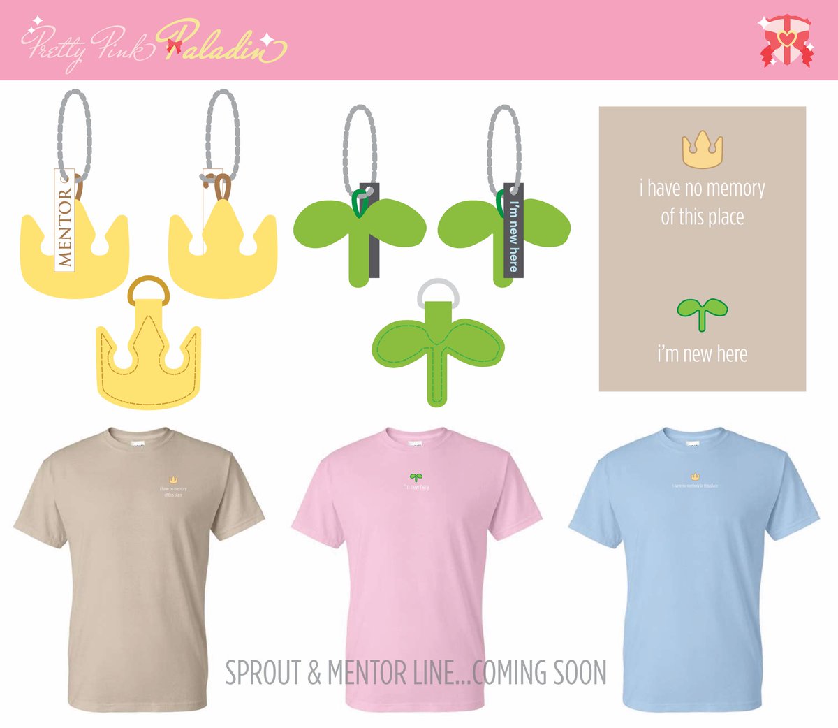 A little preview catalog for upcoming shop items part of next month’s opening! Please look forward to it! ✨✨