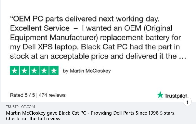 Blackcatpc's tweet photo. Thank you for the great 5 star review Martin
#dellpartners #delltechnologies #delltechforum #Dell #delltechpartners #delllaptops #blackcatpc #reviews #Trustpilot #trustpilotreviews #trustpilotreviews #smallbiz #smallbusinessowneruk https://t.co/9ubLrodn9c https://t.co/5BUNYy1kBH
