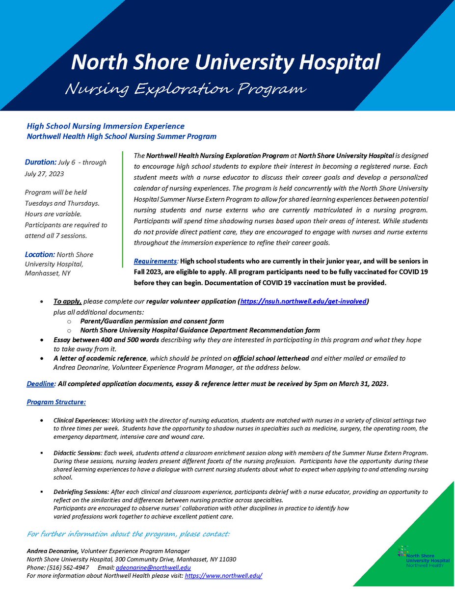 JUNIORS! If you're interested in nursing, look at this attached flyer and take advantage of this opportunity!