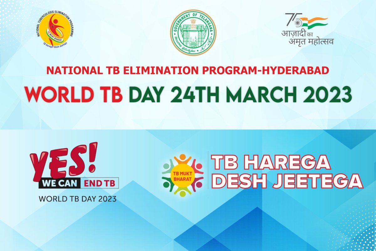 World TB Day March 2023 
Yes We Can END TB.