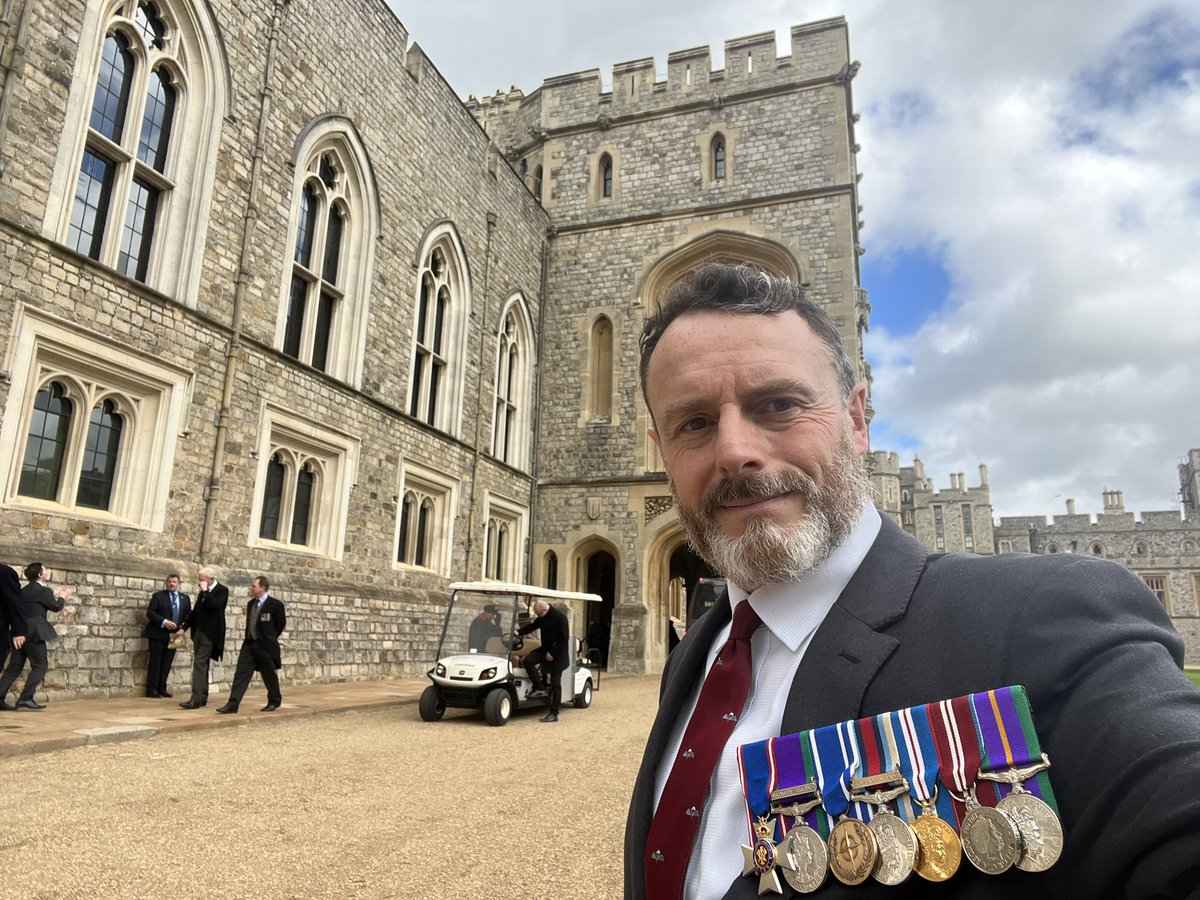 PeteFlynn5's tweet image. The Royal Victorian Order service at St George’s Chapel, Windsor Castle. In the presence of #HMkingCharlesIII