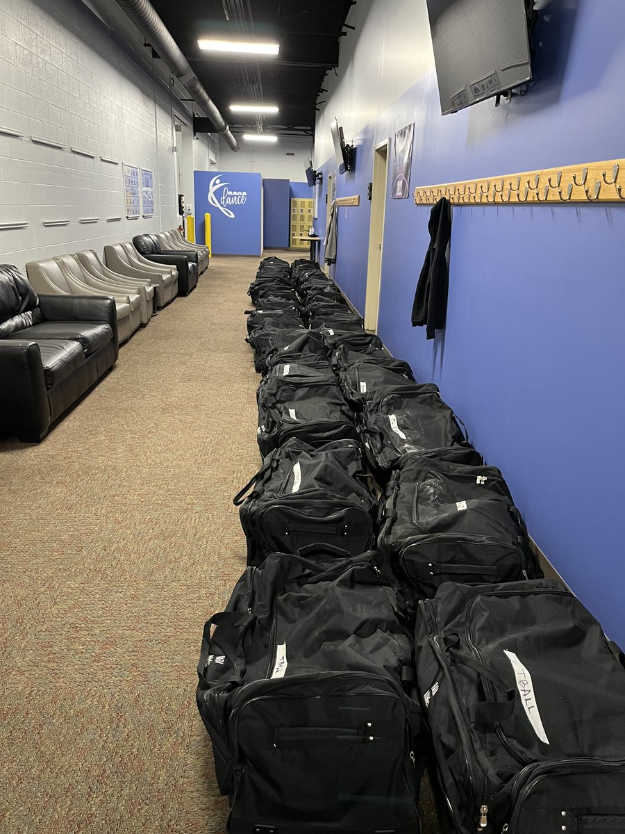 Just got all of our new baseball/softball bags in for the upcoming season!⚾️🥎 #youthsports #rochesterrecreation #baseball #softball