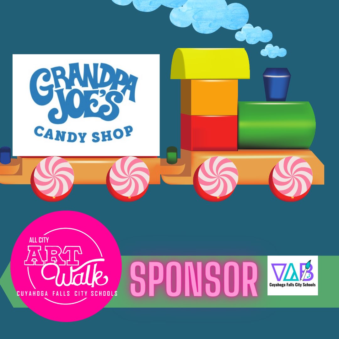 Looking for a smile? You can’t help it when you walk into Grandpa Joe’s Candy Shop! You’ll be surrounded by nostalgic to modern tasty candies and the ceiling is decorated with rubber chickens! Huge thank you to 😊 Grandpa Joe’s for being a sponsor this year!!