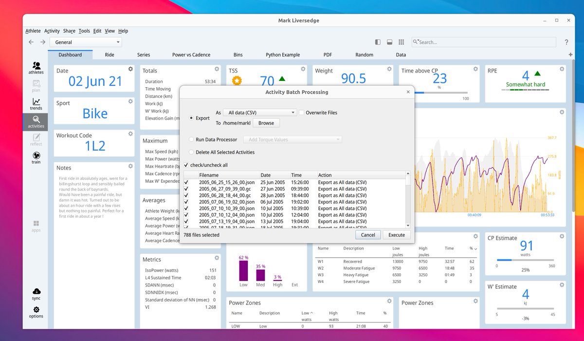 . <a href="/goldencheetah/">Golden Cheetah</a>  v3.6-RC4 avaliable from: github.com/GoldenCheetah/…