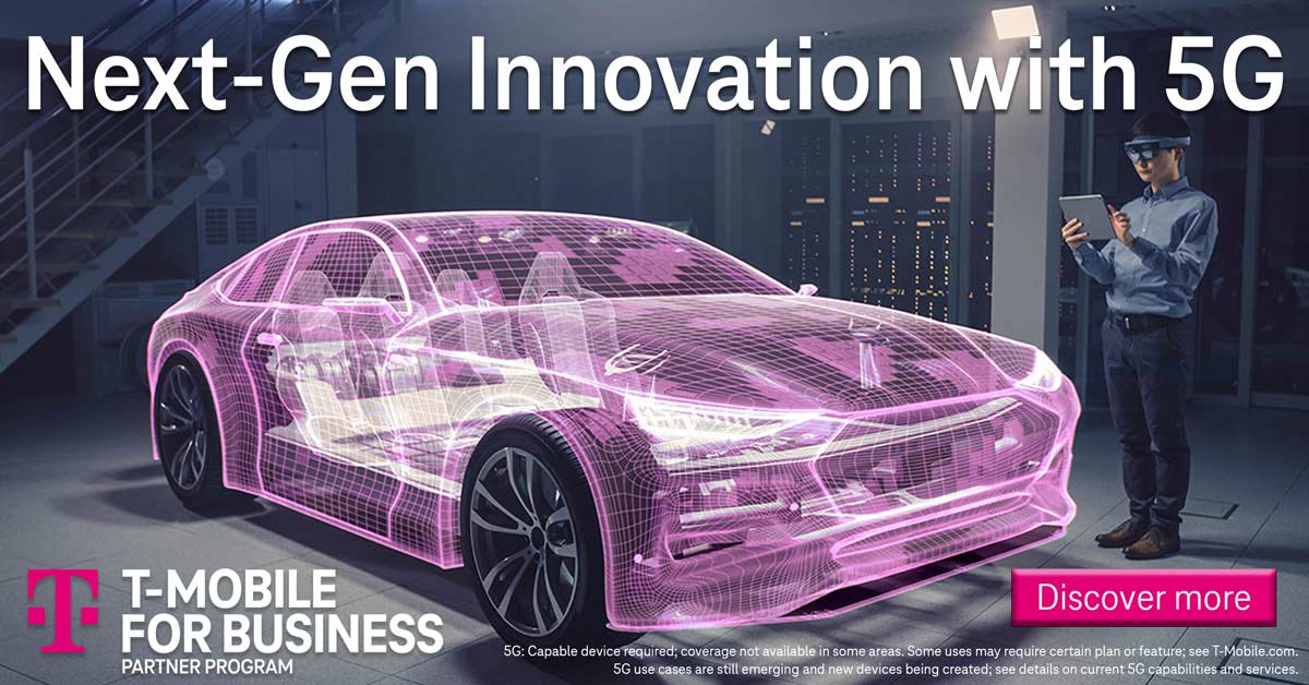 Learn how innovators are using 5G technology to create new products and services that can help businesses of any size including AI, IoT, and even VR tmo.so/7D0A52.

#5G | #Iot | #AI | #Innovation | #newtech

Follow #TMOPartnerProgram: tmo.so/347705