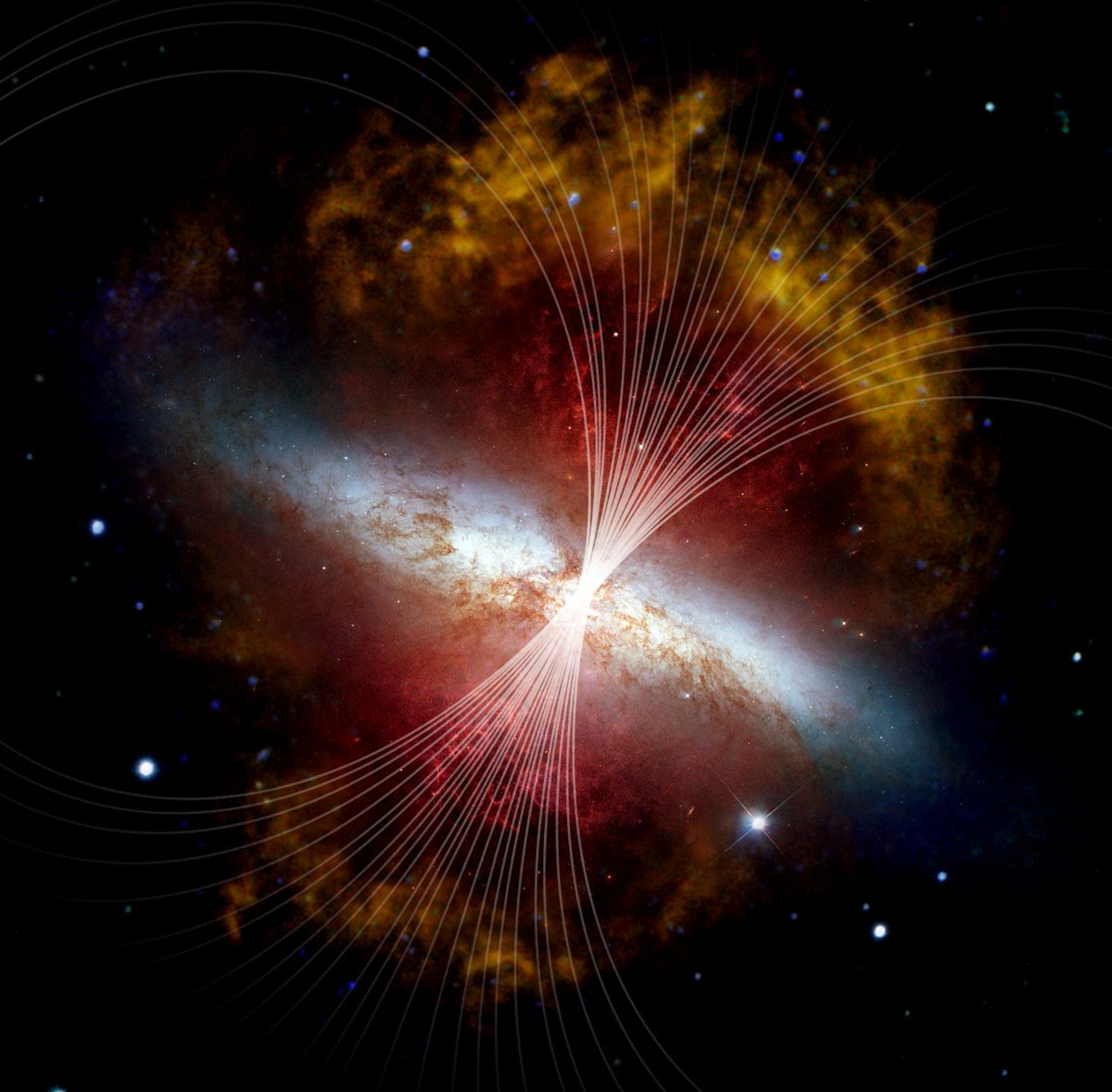 The first light flight wasn’t the only time SOFIA gazed at Messier 82! Years later, SOFIA discovered that the magnetic fields in Messier 82 provide a “highway” to channel material out of the galaxy.

Read more: go.nasa.gov/3LBind0

#MessierMarathon