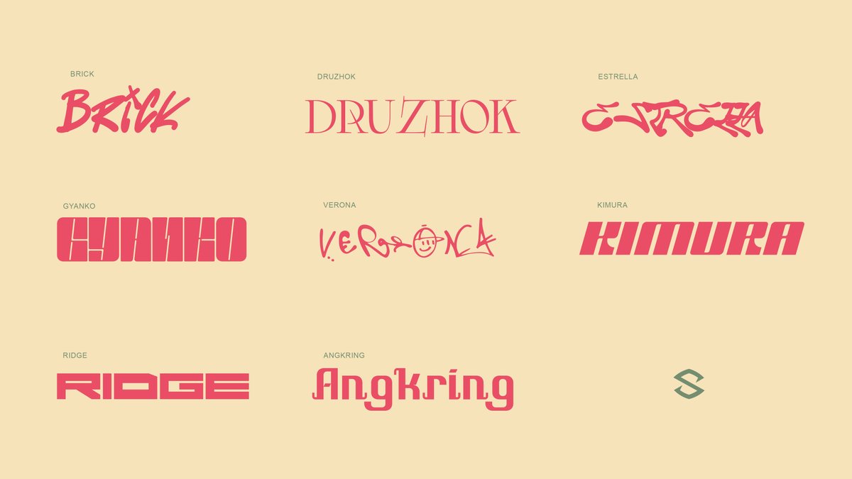 SesoHQ's tweet photo. For my graphic designers,

Some awesome free display fonts I gathered up from March. Thought I'd share,

https://t.co/BgrOrEkJ9u https://t.co/SW5NzUSPGu
