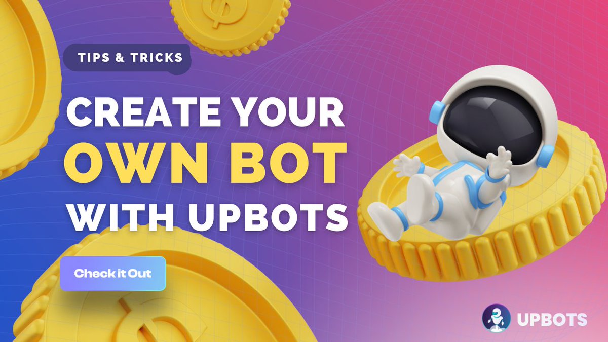 UpBots's tweet image. Unleash your inner bot creator with #UpBots! Build and customize your own trading bots to maximize your #crypto profits like a pro. Get started today and level up your trading game!  🤖

bit.ly/3GPk4kg

#botcreator #tradingbots #cryptocurrency