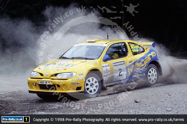DavidWelford86's tweet photo. OTD 25 years ago...
@martinrowerally and Derek Ringer won the 1998 Vauxhall Rally of Wales in their Renault Megane Maxi 🏆
@jonnymilner1  @neilwearden @taagnew @BRCrally 
📸 @ProRallyPhoto Pete Owen
Pictures of Rallying 😀 👍 https://t.co/slBgwZz4O7