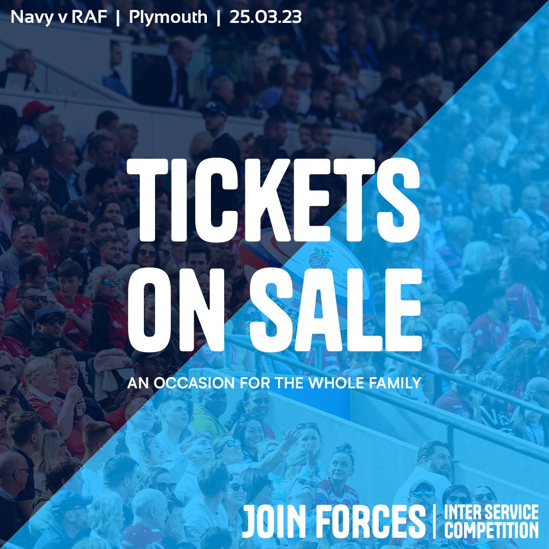 The countdown is almost over! This year's Inter Service Championship kicks off this Saturday with an RAF v Navy double-header in Plymouth. The women's teams battle it out, followed by the men's match - tickets cover both games, so why not make a day of it? ow.ly/vuEK50NhBs8
