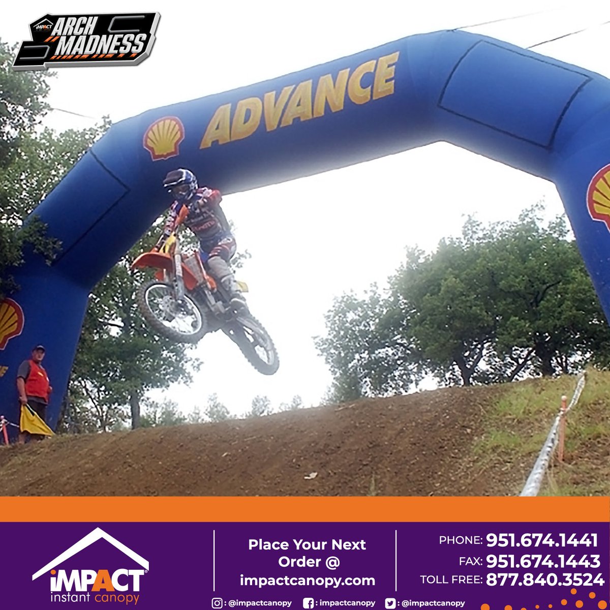 ImpactCanopy's tweet image. "Make a statement with a custom-printed inflatable arch! It's the perfect way to stand out from the crowd!"
Click the link below to place your next custom order:
ow.ly/OKvM50Nngcn
#customprints #inflatablearch #customarch #eventbranding #eventbranding #motocross #dirtbike