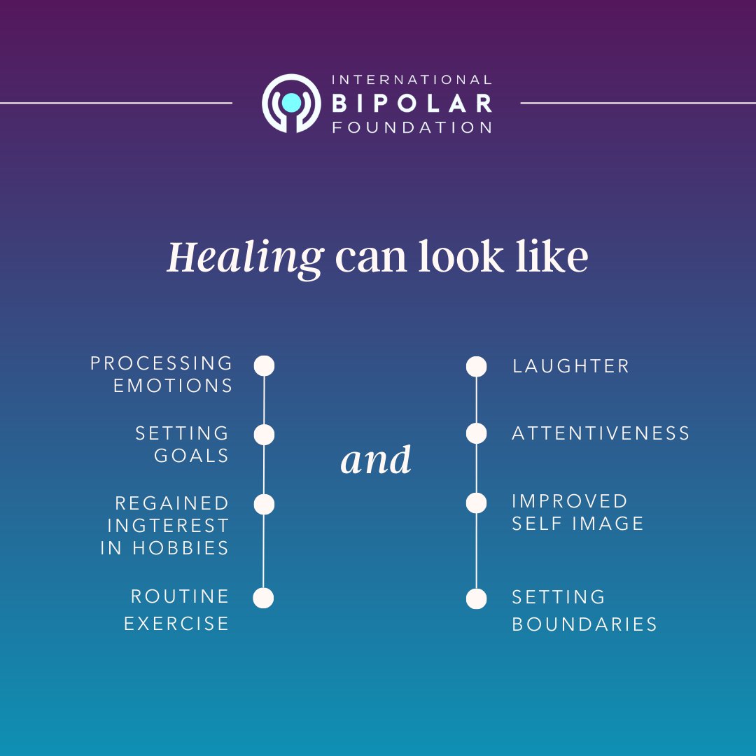 IntlBipolar's tweet image. Plus, so much more. What does healing look like for you? 💚