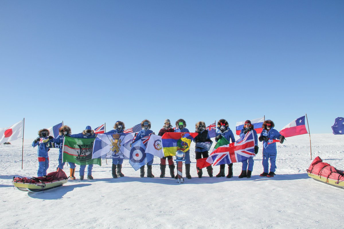 A challenging expedition to the South Pole has given Coventry University researchers the chance to study the effects of prolonged strenuous exercise in some of the harshest conditions on earth! [Thread 1/3]
