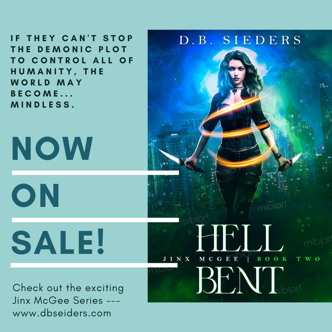 #NewRelease Hell Bent: (Jinx McGee Book 2) is available now! Free for #KindleUnlimted subscribers and available from @CityOwlPress! #book #urbanfantasy #romancebooks #romancereaders amazon.com/Hell-Bent-urba…