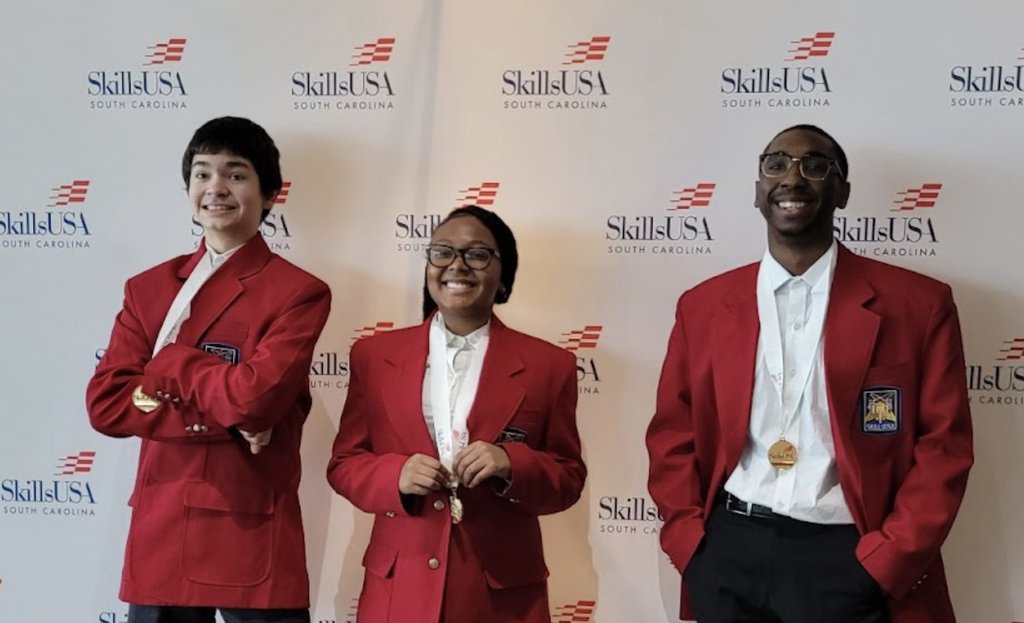 F1SAdvantage's tweet photo. Congratulations to the Advantage Academy students for winning the Engineering technology design competition at Skills USA! They will move on to nationals in Atlanta, GA. Lets wish them luck! https://t.co/osPuwHZIHh