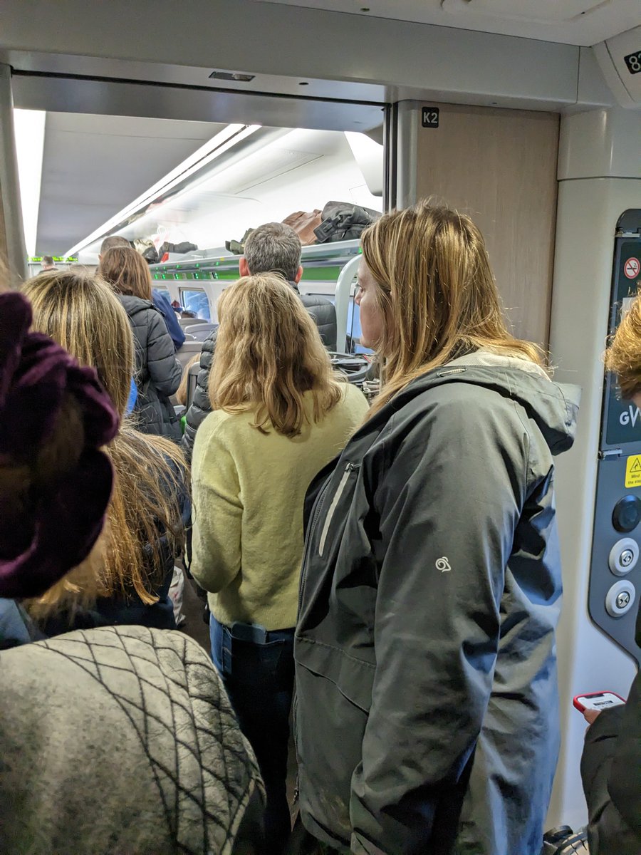 Great to see that the extra money that I now have to pay #GWR means that I get a seat!