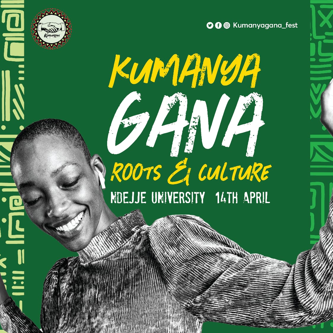 Ndejje University here we come again, #kumanyagana #RootsAndCulture  fest is heating up, 14th April is the date .. Miss if you have to 😊😊 #KumanyaGana