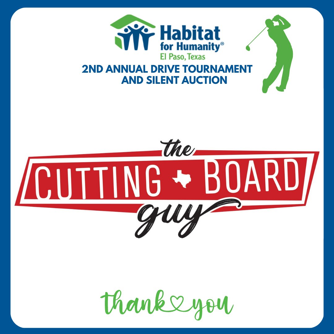 HabitatPaso's tweet photo. Another awesome item for our #silentauction courtesy of El Paso's very own Cutting Board Guy! Follow him on Instagram -@thecuttingboardguy 

For information about our 2023 #Topgolf Drive #Tournament and Auction, visit https://t.co/3lKCtDCWEp https://t.co/oonYAS7wTH