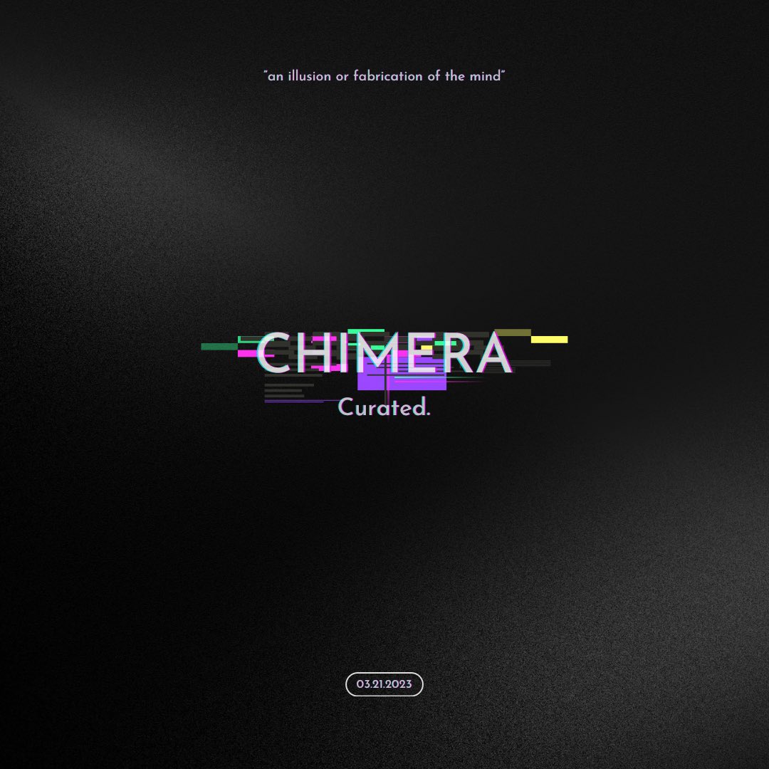 ChimeraWorld's tweet photo. Chimera World: Genesis is now live on @Foundation 

Thank you to everyone that has contributed through curation, creation, advisory, and everything in-between

Check out the very first ChimeraDAO curation experience below ⬇️ https://t.co/o2BJC9zHAh