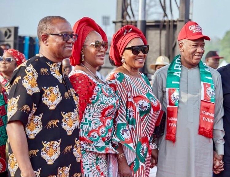 In this picture I see Joy, Peace, Love, Unity and Hope.🥰🥰 

HE’S BACK #OccupyINECNOW Alex Otti Peter Obi Aunty Kate Benin Tinubu when Tinubu Godwin Emiefele