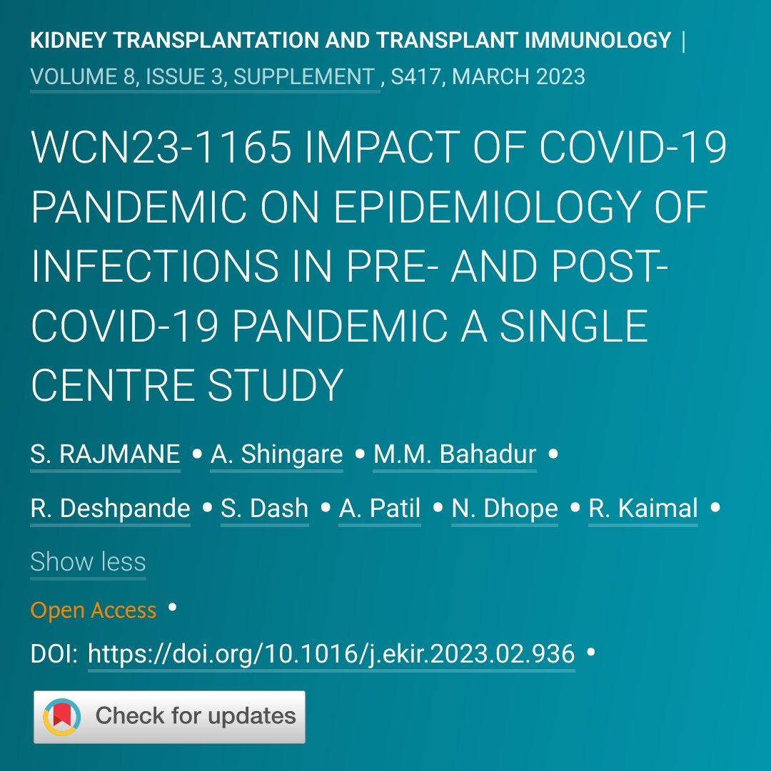 AshayShingare's tweet photo. @DhopeNikhil and @SiddhvinayakR will be presenting their accepted abstracts (published in @KIReports supplement) at #ISNWCN 2023, Bangkok. 👏🏻👏🏻

https://t.co/SnXp4QKFJY

https://t.co/BKpXxy0RXG https://t.co/cMLbyVpER6