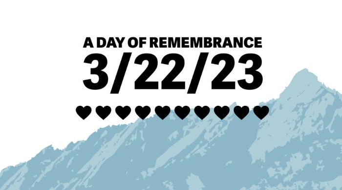 bouldercounty's tweet image. Today, we honor the lives lost during the King Soopers tragedy on March 22, 2021. Always in our hearts ❤️ #BoulderStrong