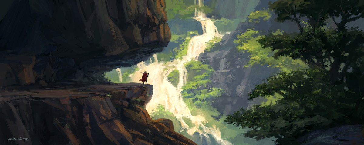 andreas_rocha's tweet photo. Here is a pack of some of my more popular paintings to make a push to try and get to 35.000 followers until the end of March. #noai #fantasyart #environments #digitalart #conceptart https://t.co/1j61x5wMvM
