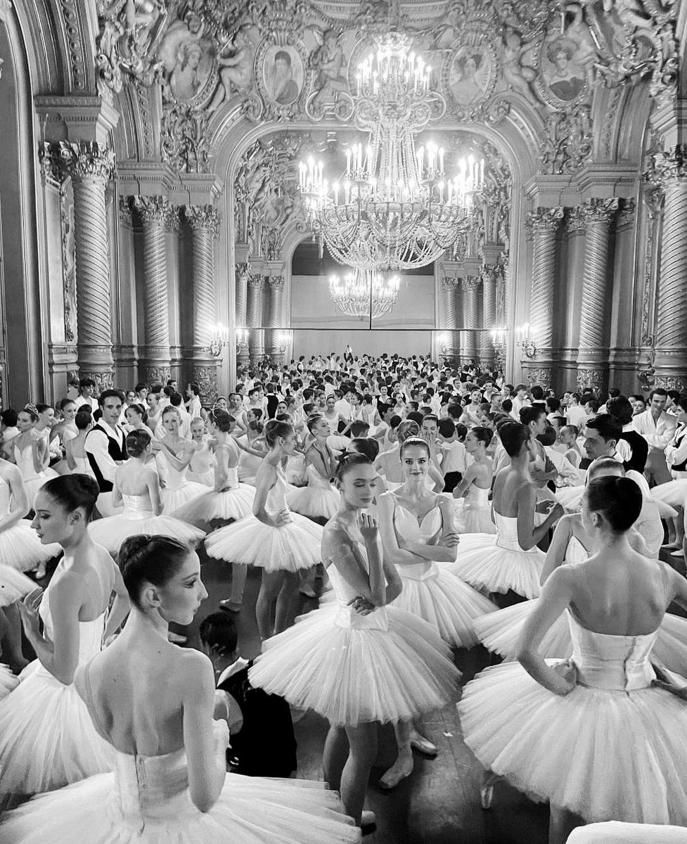 Paris Opera Ballet Company during a gala homage to Patrick Dupont, February 2023