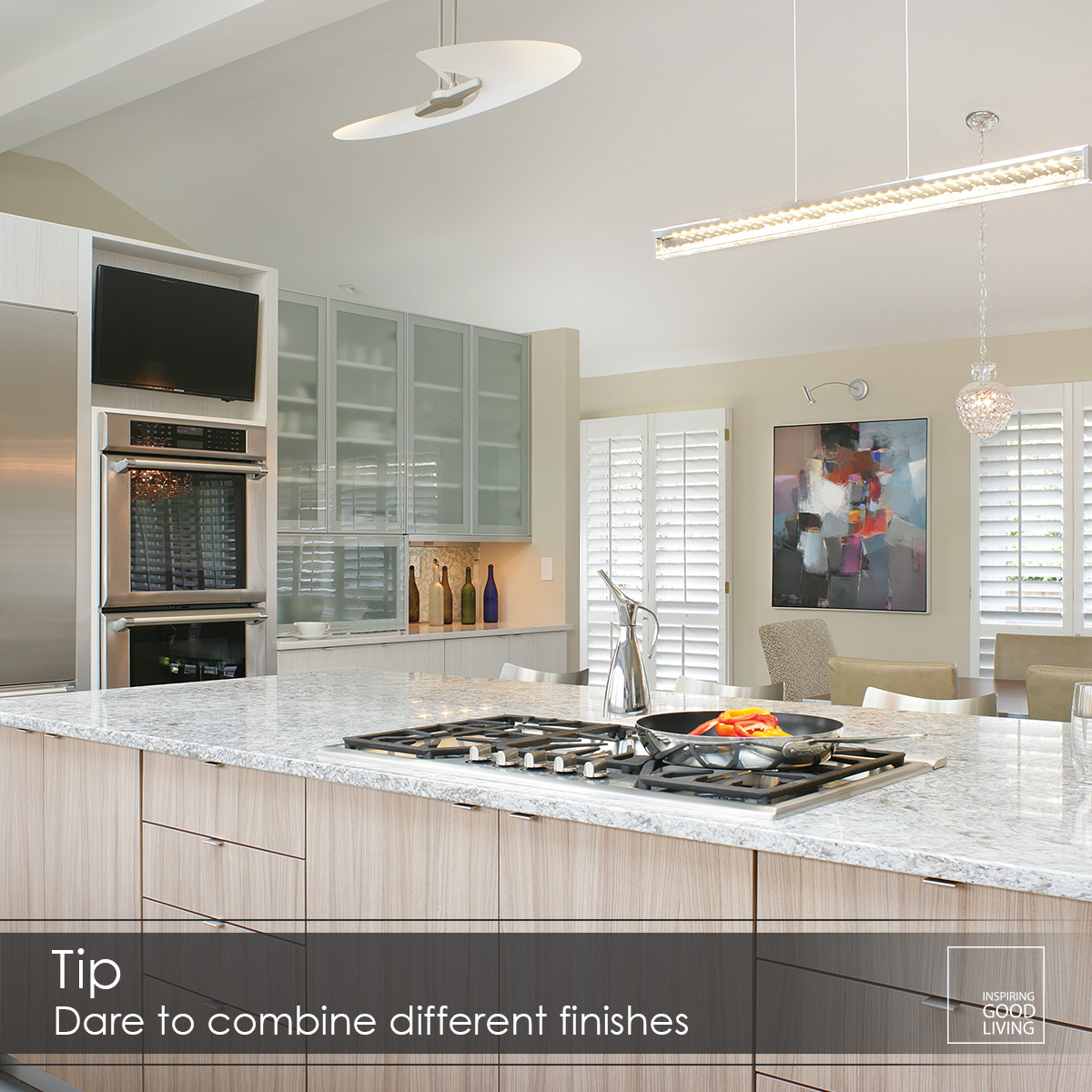 Although wood is the dominant material this season, it is always a good idea to make an eclectic mix of materials for more sophisticated results.

La Cuisine International
Inspiring good living!

#lacuisineinternational #inspiringgoodliving 
#decoracióndeinteriores