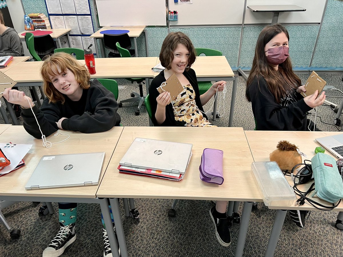 DSET design process with weaving. Prepping for Tynkercad designing and laser cutting! <a href="/Oakview_MS/">Oakview MS</a> <a href="/LkOrionSchools/">Lake Orion Community Schools</a> <a href="/gotynker/">Tynker</a> <a href="/os_edtech/">OS Ed Tech</a>