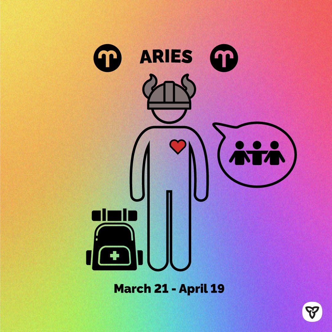 PreparedON's tweet photo. What makes an Aries great in emergencies? 🔮
💪 They’re courageous leaders
🏘️ Their big social network guarantees a great secondary evacuation location
✊ They tackle problems head on
You can’t predict emergencies, but you can prepare for them. Learn more: https://t.co/iv1viIlikF https://t.co/BEJtO0yage