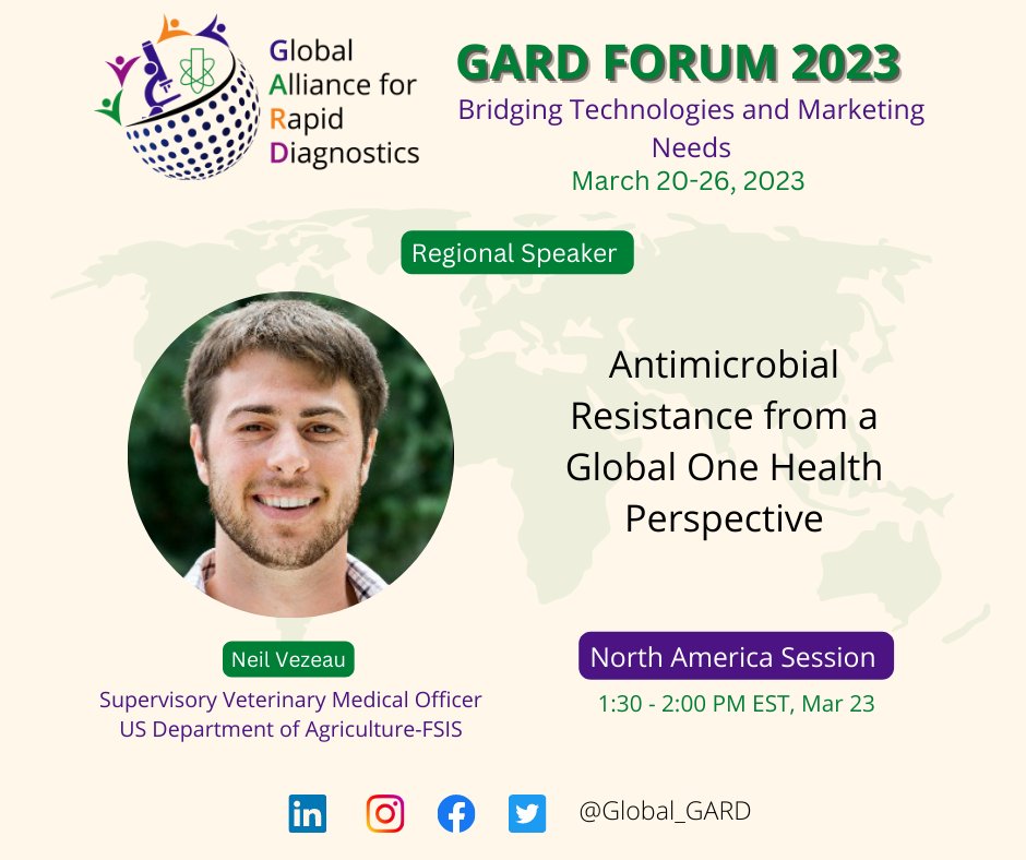 global_gard's tweet photo. 🌏 Attention all researchers, mark your calendars for our upcoming virtual event and register today and join North America Session with @NanoBio_Sensors @chngin_the_wrld, @dianeshadersmth, @neil_vezeau, @OneHealthCom @UCSanDiego.
Free Registration at https://t.co/wGKV3197Dg
#GARD https://t.co/De5Ngl6gSk