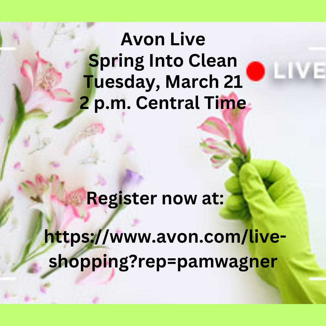 pamsavonshop's tweet photo. Spring cleaning was never so easy! Check out our top home products and tips for amazing results, from shiny floors to a fresh fridge and brighter laundry. Clean up with exclusive 24-hour offers, too! Register now at https://t.co/HPq3r5Ibe3 #AvonLive #SpringCleaning @avoninsider https://t.co/8t0RLYyrVP