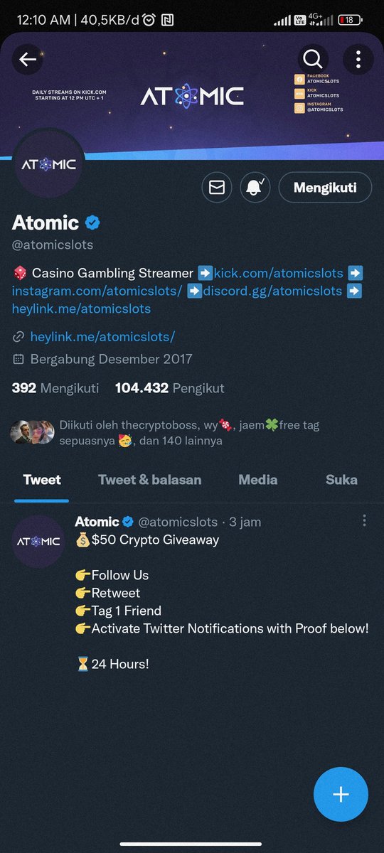 17xWin's tweet photo. @AlmiraCrypto @atomicslots https://t.co/WlFpIasRjM