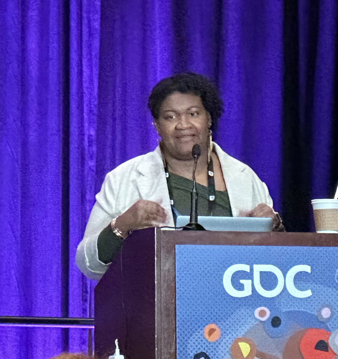 Shana, VOTING in Wakandan Outposts (@mushrooqueendom) on Twitter photo Starting my #GDC23 with <a href="/LatoyaPeterson/">Latoya Peterson 🔜 GDC</a>, <a href="/Mindtoggle/">Lindsay Grace</a>, <a href="/AkilFletcher/">Dr. Akil Fletcher</a> <a href="/thatjayjustice/">Jay Justice ♿️🇯🇲🏳️🌈</a> at the Incorporating Black Game Studies in the Classroom panel at the Educators Summit! <a href="/LatoyaPeterson/">Latoya Peterson 🔜 GDC</a> on the mic. Yes, tell ‘em, sis! Starting my #GDC23 with <a href="/LatoyaPeterson/">Latoya Peterson 🔜 GDC</a>, <a href="/Mindtoggle/">Lindsay Grace</a>, <a href="/AkilFletcher/">Dr. Akil Fletcher</a> <a href="/thatjayjustice/">Jay Justice ♿️🇯🇲🏳️🌈</a> at the Incorporating Black Game Studies in the Classroom panel at the Educators Summit! <a href="/LatoyaPeterson/">Latoya Peterson 🔜 GDC</a> on the mic. Yes, tell ‘em, sis!