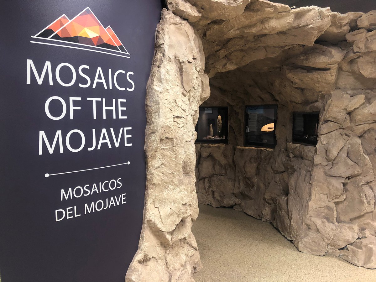 VictorValleyMus's tweet photo. Have you seen the stunning and immersive “Mosaics of the Mojave: Life, Culture, and Ecology in the Mojave Desert" exhibit at the Victor Valley Museum. The San Manuel Band of Mission Indians were impactful collaborators in the exhibit's development. Open Wed-Sun, 10-4. https://t.co/MpVIr5rLLP