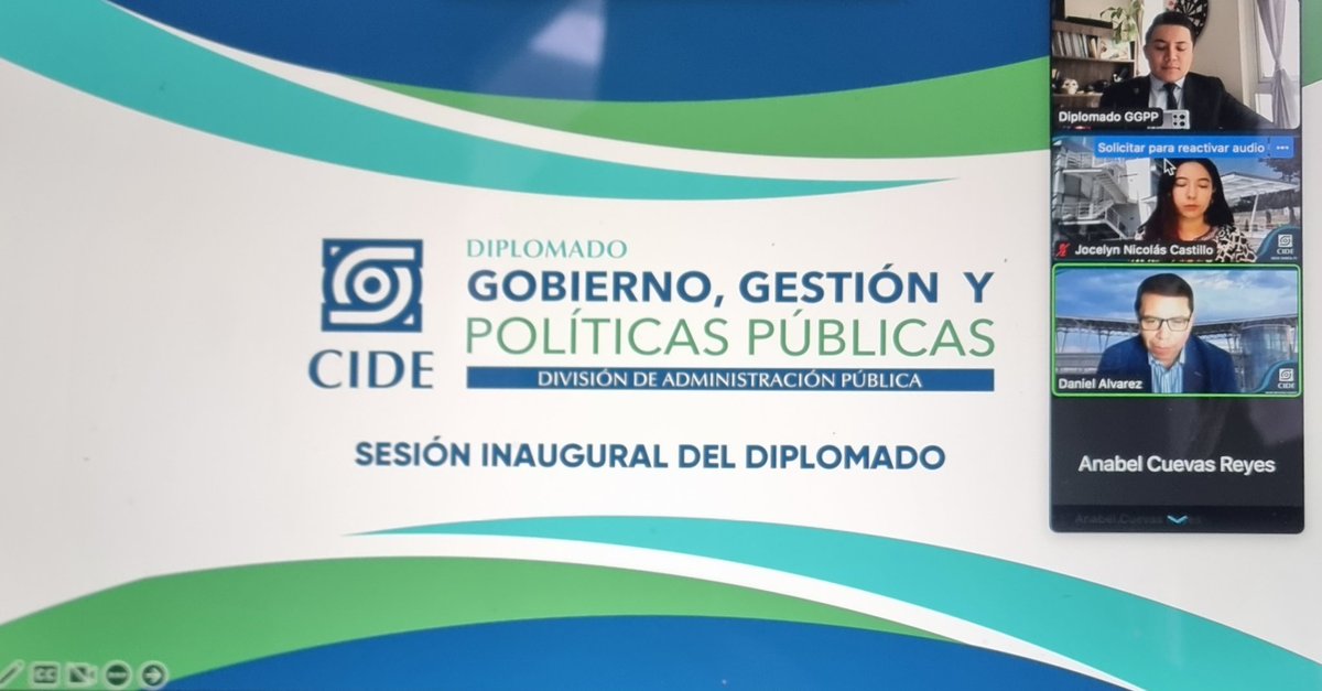 CIDE_DAP's tweet photo. Gracias a tu confianza, inicia el Diplomado en Gobierno, Gestión y Políticas Públicas 4a Edición. Mucho éxito a todas y todos los participantes.
#DGGPP4 
@CIDE_MX @CIDE_MGP @CIDEMAPP @DPP_CIDE @GyPP_CIDE https://t.co/4eNLDstTjd