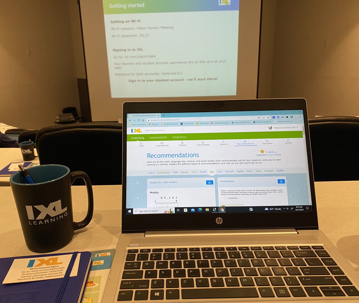 Loving the IXL training today. Lots of good info to share. Can’t wait to start implementing the diagnostic tools to see progress and data #IXLLive #thrivein159