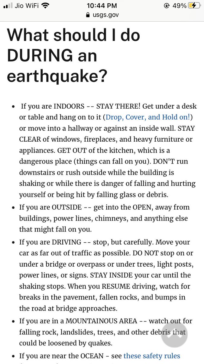 What to do in case of an earthquake?

#preparedness 

Please add your tips &amp; knowledge to the thread. 

usgs.gov/faqs/what-shou…
🧵