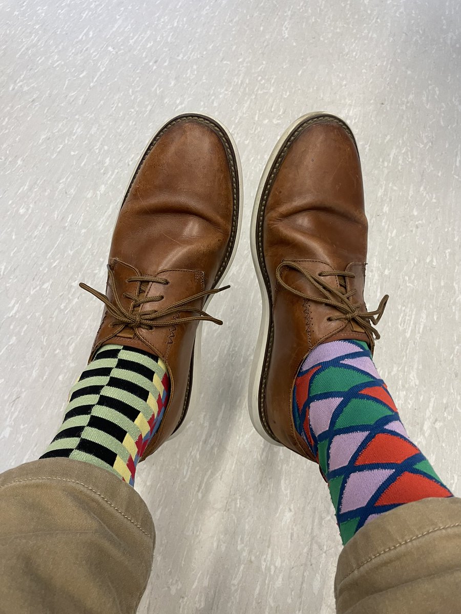 It’s #WorldDownSyndromeDay and we are Rockin’ Our Socks at school today to bring awareness.  #RockYourSocks