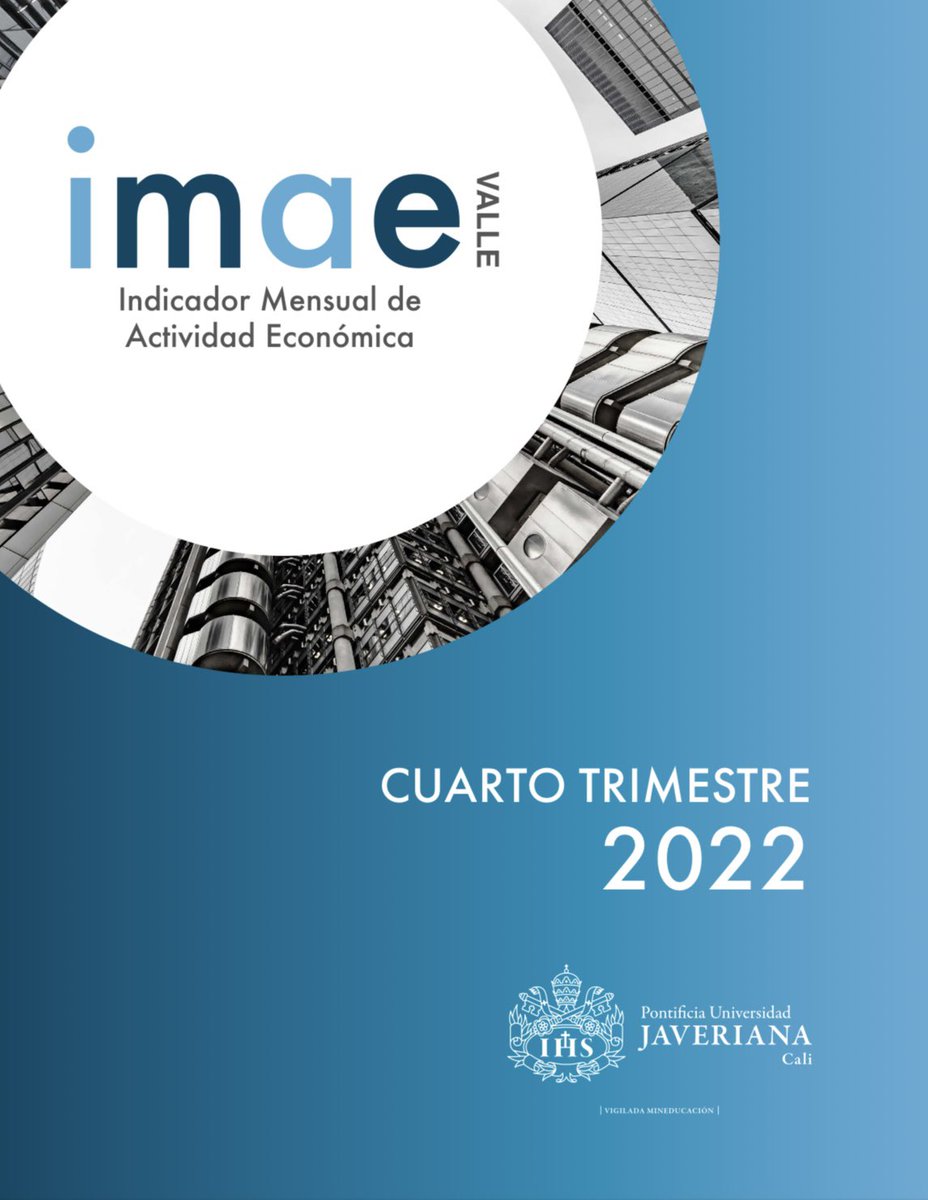 imae_pujcali's tweet photo. #Entérate| ⚠️📊El #IMAE estima que la economía del #Valle creció 8,4% en 2022. Este resultado quedó por encima del registro nacional (7,5%).

➡️Para mayor detalle, lee el informe completo, aquí👉 https://t.co/2oFUpjVEbm

#ValledelCauca #IMAE #IndicadorEconómico #PIB #Señales https://t.co/9xosKSX7Qu