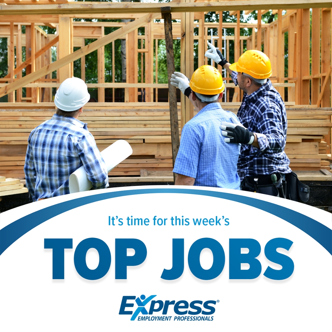 This week, we're highlighting the following Top Jobs in Champaign! Give us a call to learn more! 📲 (217) 355-8500

1. Carpenter/Restoration Tech, up to $30/hr DOE
2. Dry Waller, $20/hr+
3. Delivery Driver Class C, $16/hr

#ExpressKnowsJobs #GetToKnowExpress #CUatWork