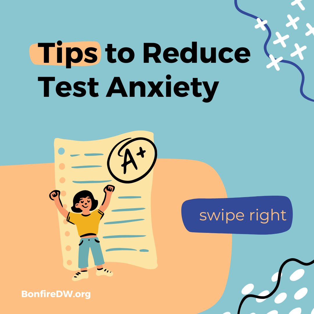 bonfire_dw's tweet image. Test-taking can be nerve-wracking, but there are ways to manage that anxiety and show off what you know! 

Some tips to help you feel your best on test day: stay healthy, manage your time, and think positively. 

Remember, you got this! 

💪 #testtakingtips #testanxiety