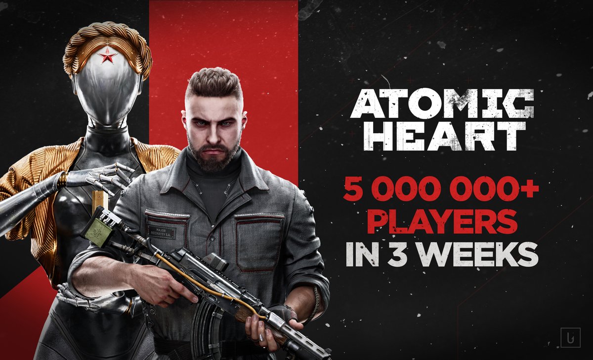RobertBagratuni's tweet image. We are thrilled with the overwhelming response to our first game. Our team has worked hard since 2017 to create a project that delivers the ultimate gaming experience, and we are delighted to see that Atomic Heart has resonated with gamers worldwide!