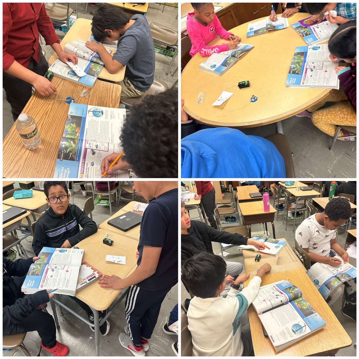 MrsVoorheesGr4's tweet photo. How can a switch make a complete circuit? 4V built circuits with switches to find out! @25Lafayette @WdbgSchools @SavvasLearning https://t.co/XXgcDI3OUG