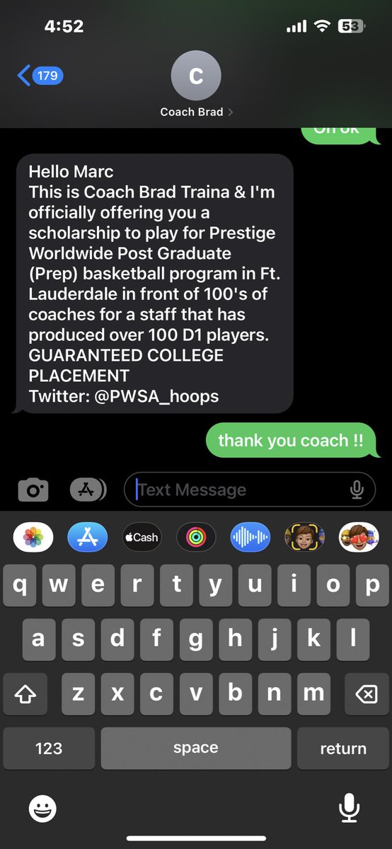 blessed to receive my first offer from Coach Brad at Prestige Worldwide Sports Academy 🙏🏾 <a href="/BradTraina/">Brad Traina</a> <a href="/PWSA_hoops/">Prestige Sports Academy - Basketball Program</a>