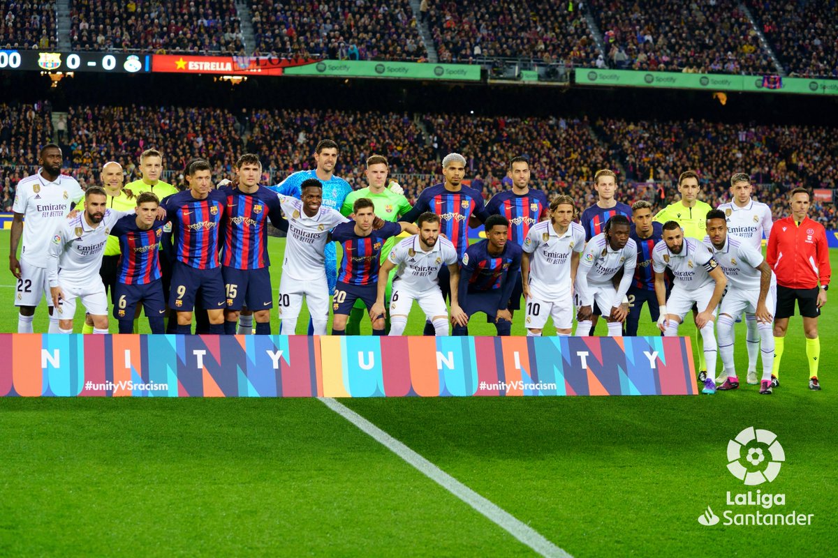 ๐ซถ #ElClรกsico ๐ซถ
๐๐ง๐ข๐๐จ๐ฌ ๐๐จ๐ง๐ญ๐ซ๐ ๐๐ฅ ๐ซ๐๐๐ข๐ฌ๐ฆ๐จ
#unityVSracism | @EASPORTSEsp…