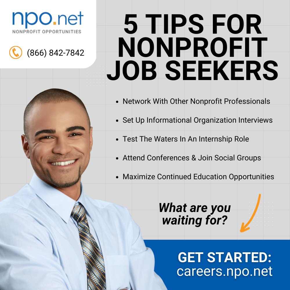 Ready to make a career out of helping others? Here are five tips to break into nonprofit work and start finding the success you’ve been looking for.

Start your job search: bit.ly/3xUIvYa  

#npolumity #npodotnet #nonprofit #lumity #nonprofitopportunities #jobboard