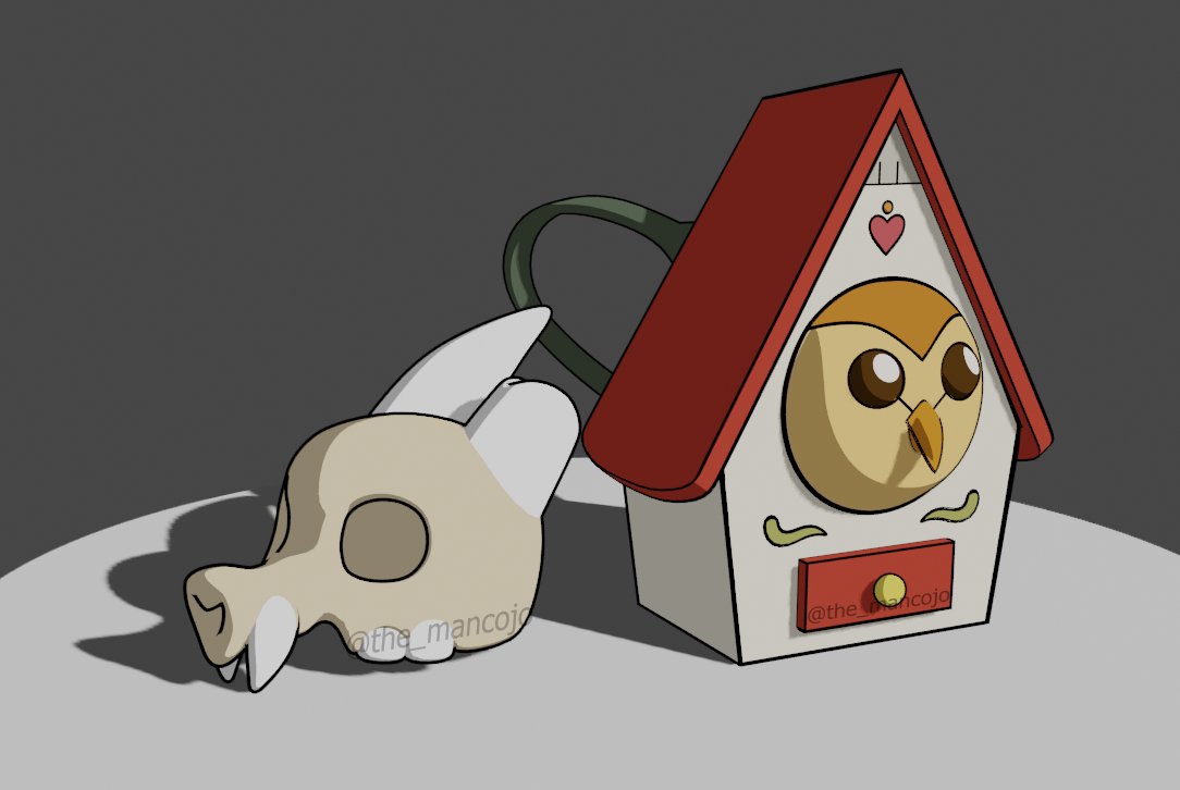 the_mancojo's tweet photo. I know they are besties... at least, they should sound familiar to each other..?

silly joke, I'm so sorry for all my crimes
#TheOwlHouse #TOH #KingClawthorne #Hooty #Blender3d https://t.co/ctEJ0JG097