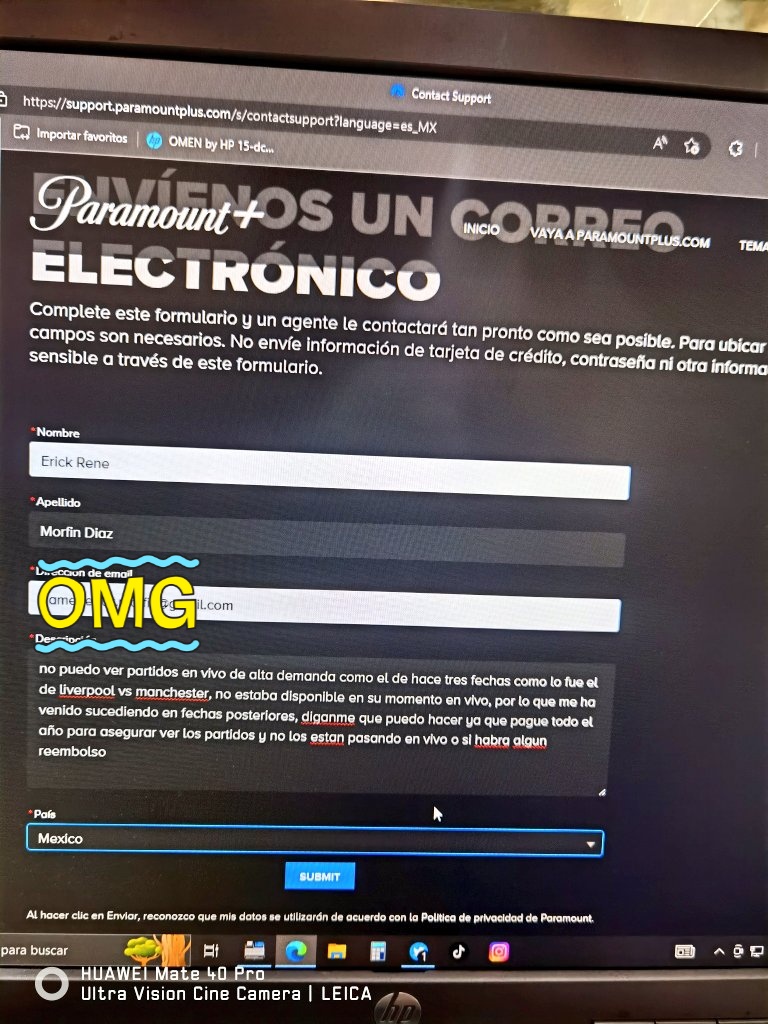 MBAErickMorfin's tweet photo. @ParamountPlusMX @RicardoSalesE @christianelguea buenos días, he tenido problema con el servicio ya que los partidos de mayor espectativa no están disponibles en vivo, envíe correo al servicio pero mandan que siga pasos para el restablecimiento del modem y ya van tres fechas asi https://t.co/G3gt6yQWeX